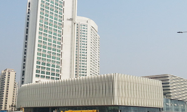 珠海華發新城造型鋁單板幕墻工程案例
